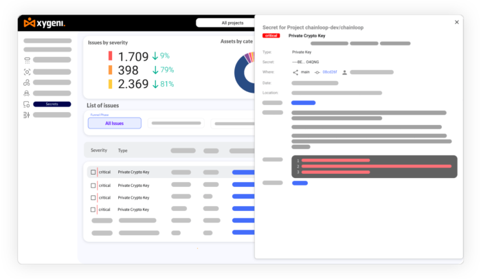 Xygeni Secrets Security | Xygeni