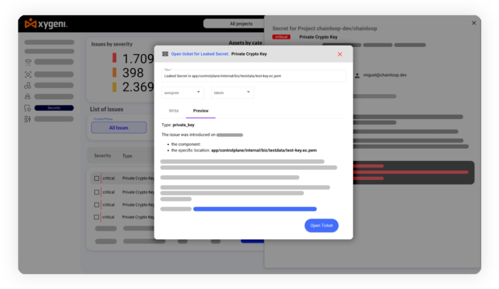 Xygeni Secrets Security | Xygeni
