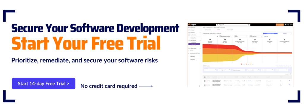 xygeni free trial