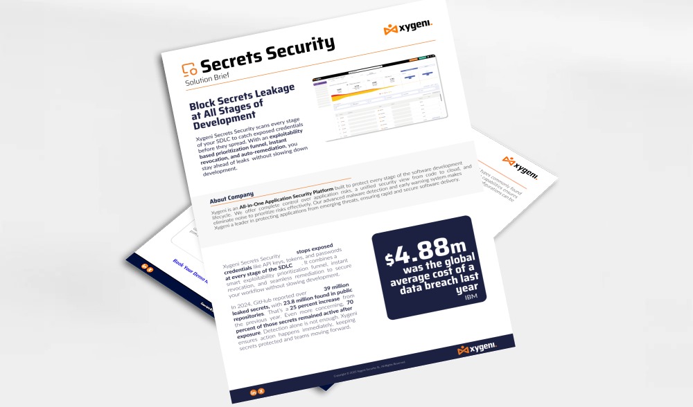secrets security xygeni