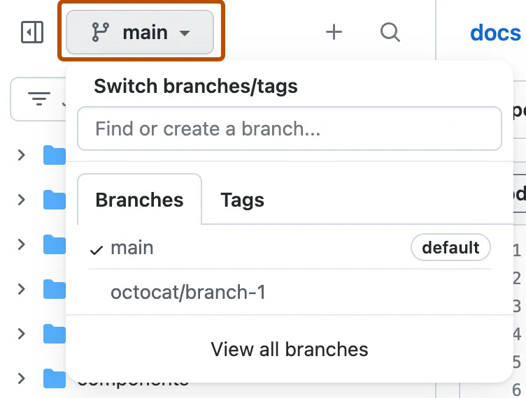how to merge branches in github, cancel merge github and branch github