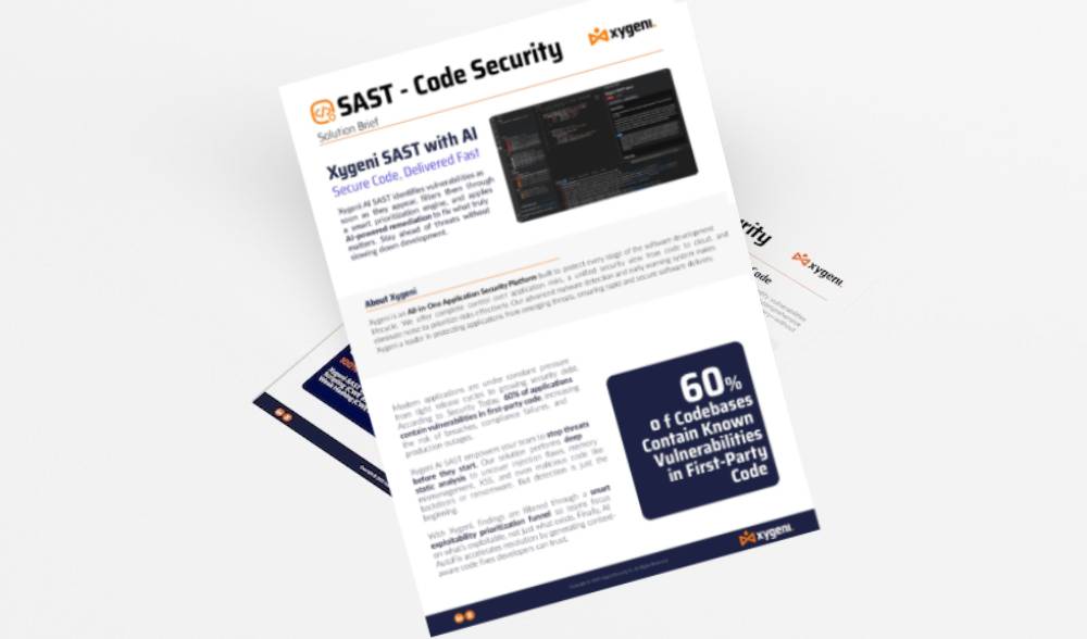 SAST code security xygeni