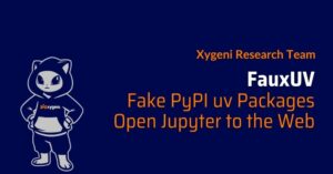 FauxUV: Fake PyPI uv Packages Open Jupyter to the Web