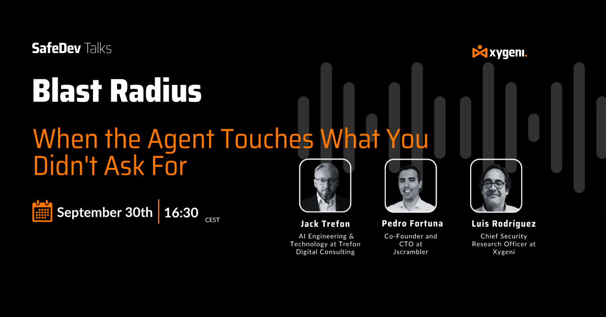 Charla de Xygeni 2026 sobre Blast Radius Safedev