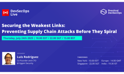 DevSecOpsLive-Securing the Weakest Links Preventing Supply Chain Attacks Before They Spiral DevSecOpsLive-Securing the Weakest Links Preventing Supply Chain Attacks Before They Spiral